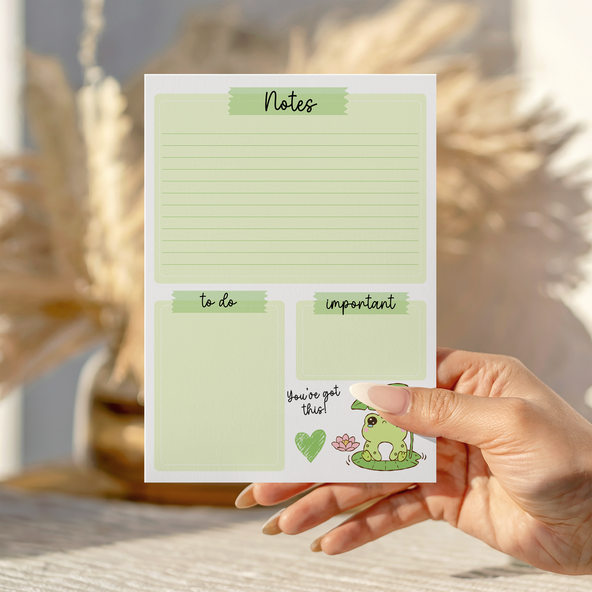 You've got this Froggy Notepad A5