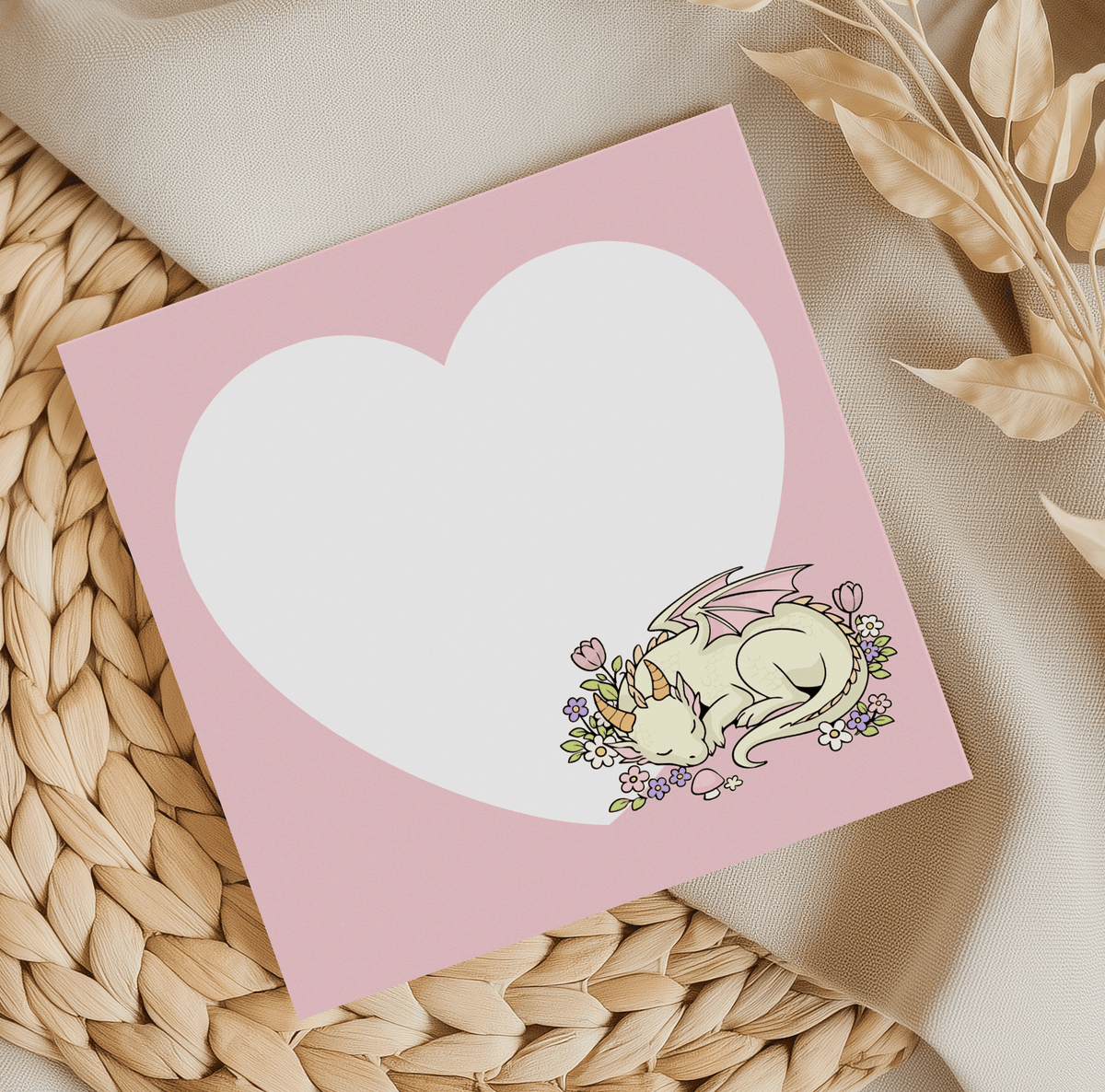 Fantasy Dragon Memo Pad
