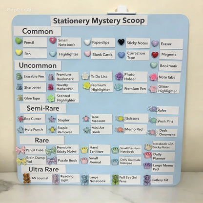 Stationery Mystery Scoop Box